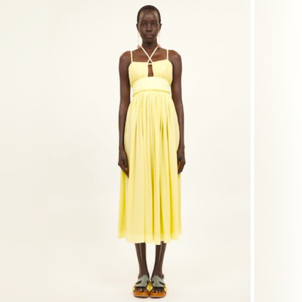 Ulla Johnson Freya dress in Fennel